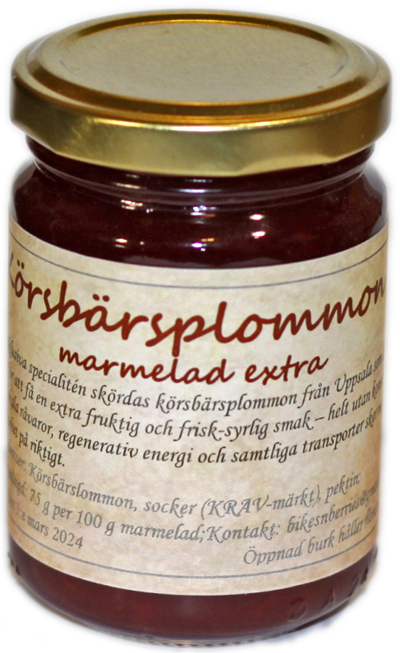 bild Körsbärsplommonmarmelad